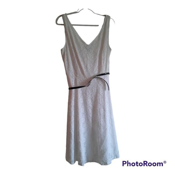 Connected Apperal Sleeveless Fit & Flare Lace Dress - Picture 1 of 3